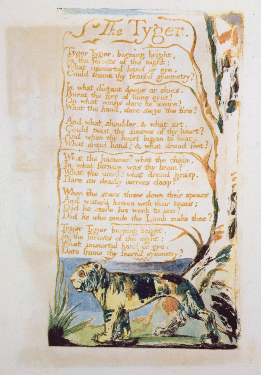 The Tyger, z Songs of Innocence od William Blake