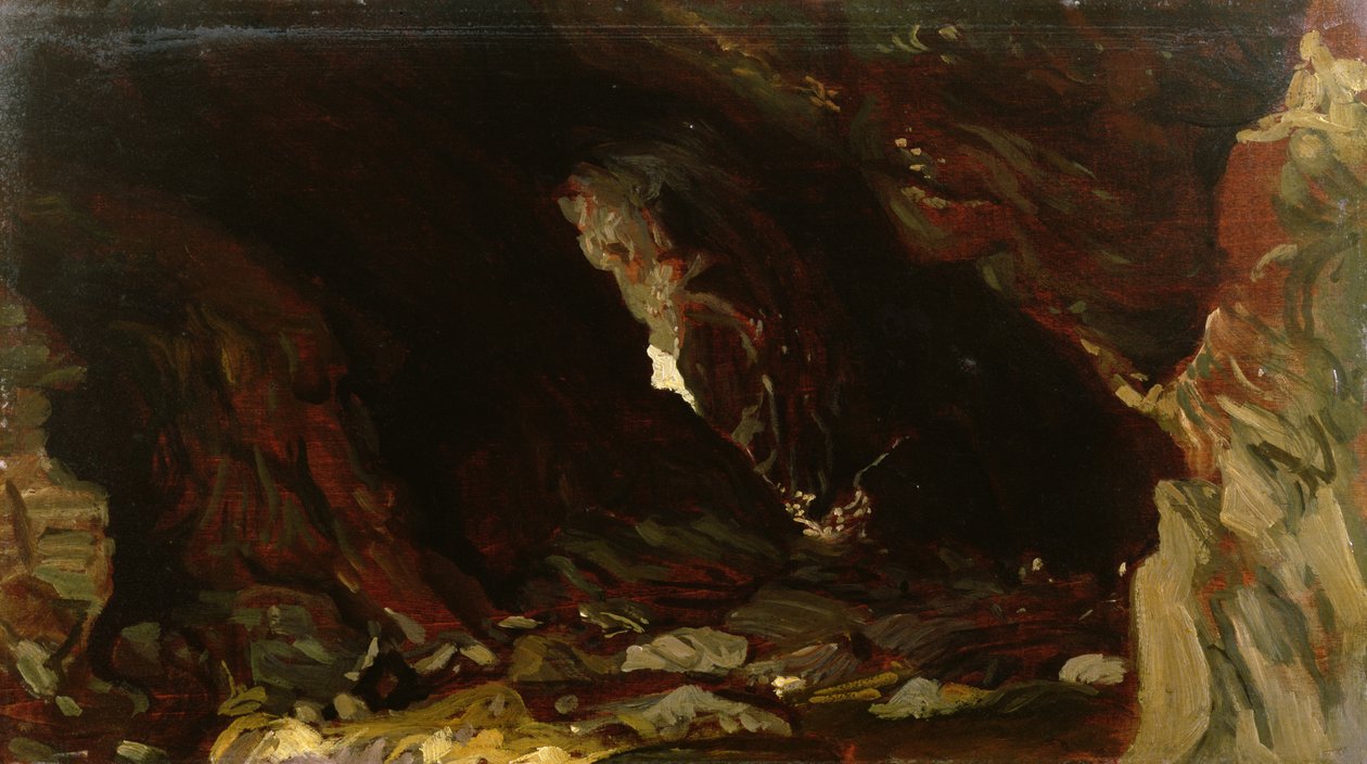Jeskyně, Tintagel od William Blake Richmond