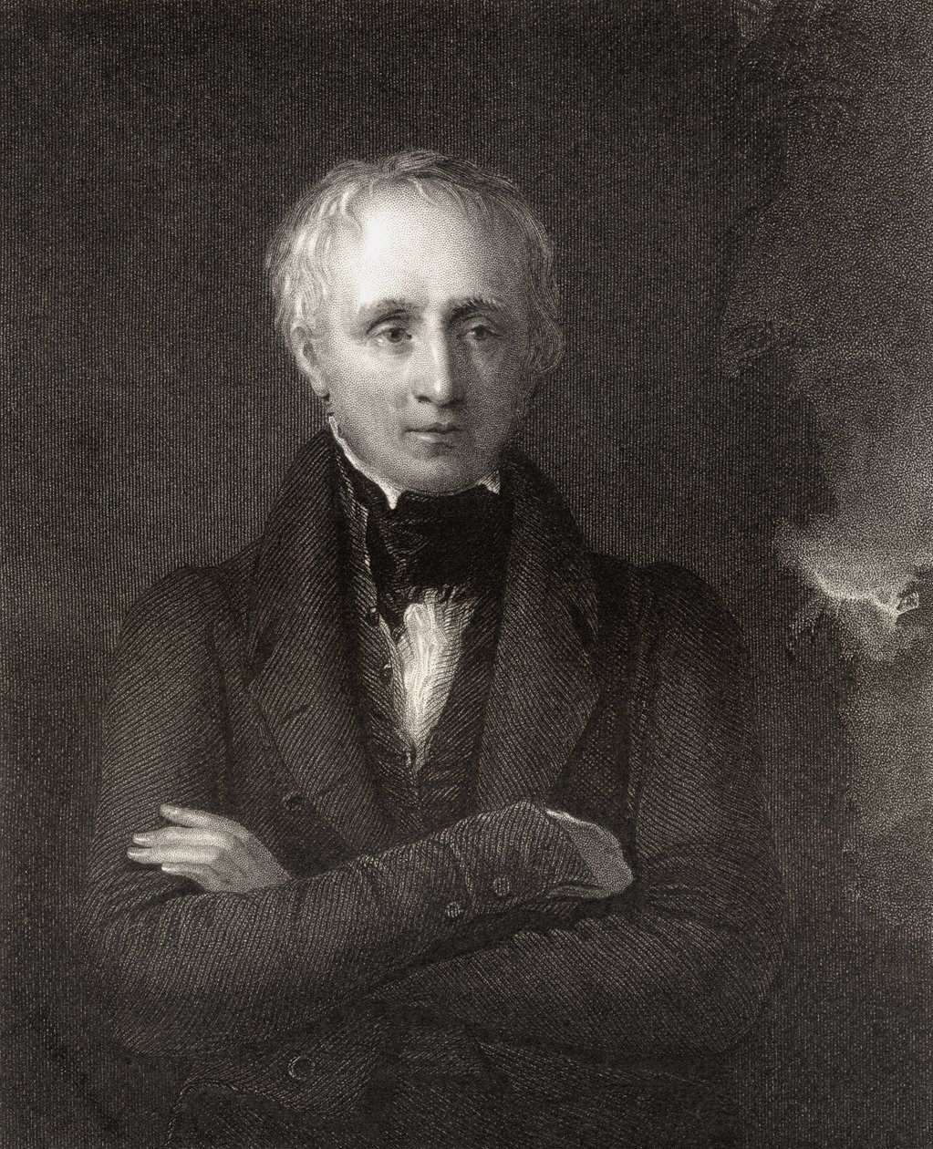 William Wordsworth, vyrytý Johnem Cochranem (fl. 1821-65), z 
