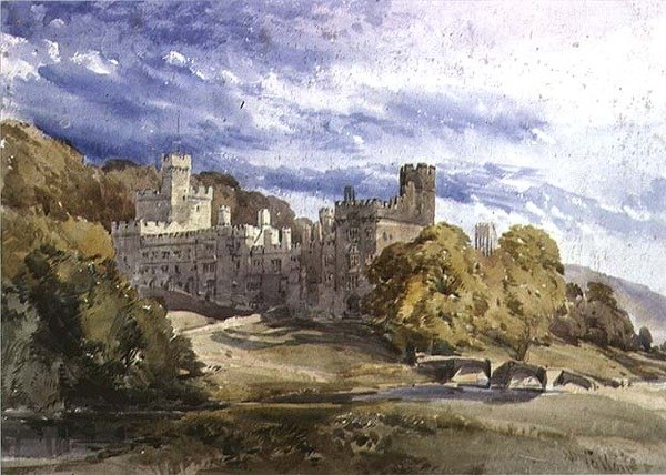 Zámek Arundel od William Callow