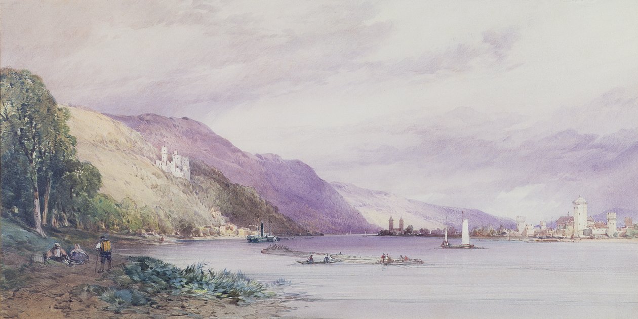 Na Rýně, 1861 od William Callow