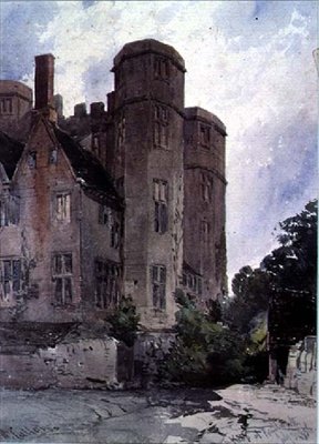 Pevnost v Kenilworthu od William Callow