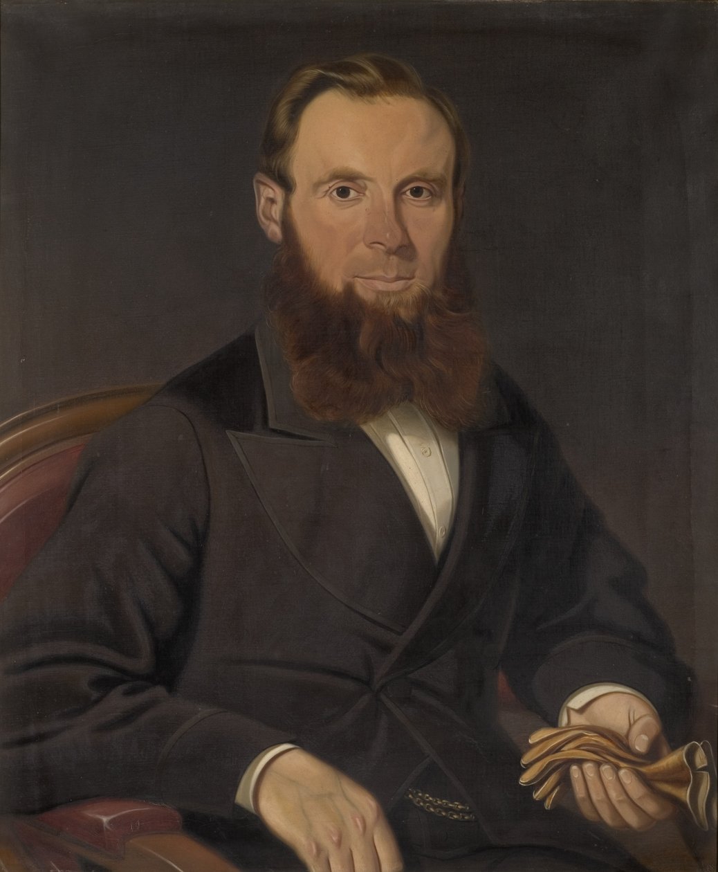 Portrét muže, 1873 od William Chapman