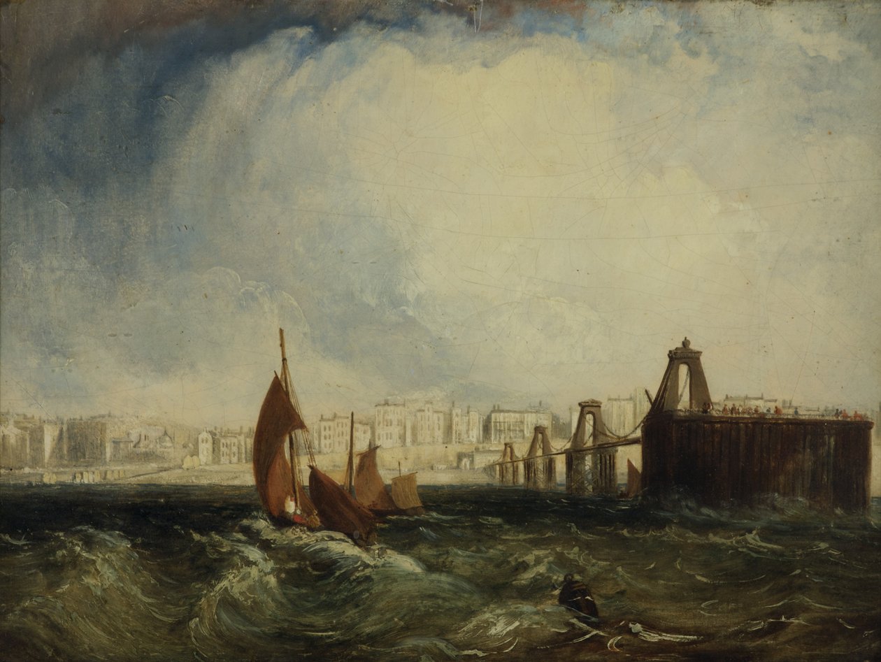 Brighton od moře od Clarkson Frederick Stanfield