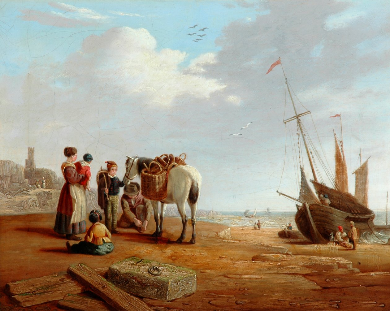 Scéna italského pobřeží od Clarkson Frederick Stanfield