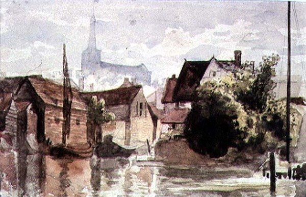 Studie anglické scenérie od William Collins