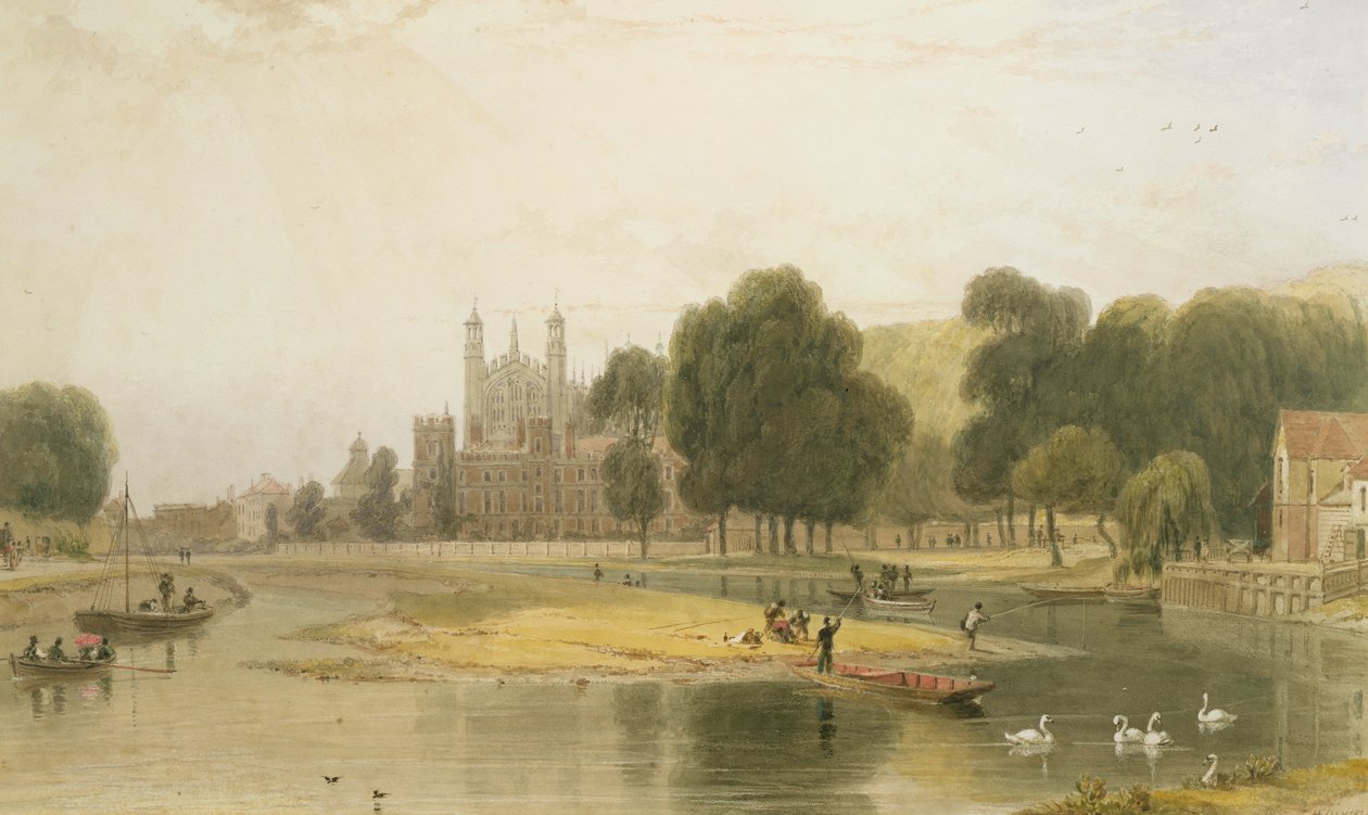 Eton College, 1827 od William Daniell