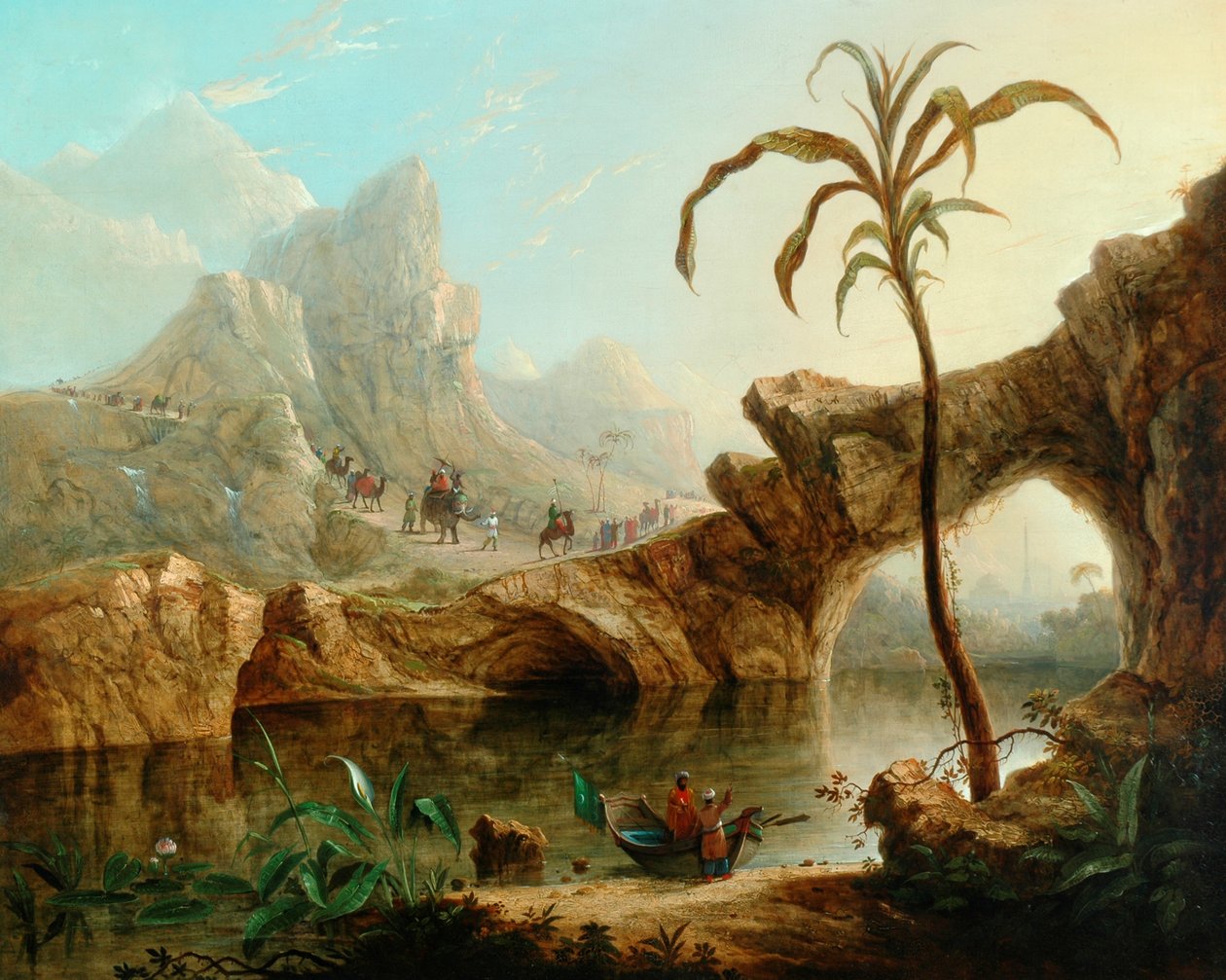 Scéna V Himalájích od William Daniell