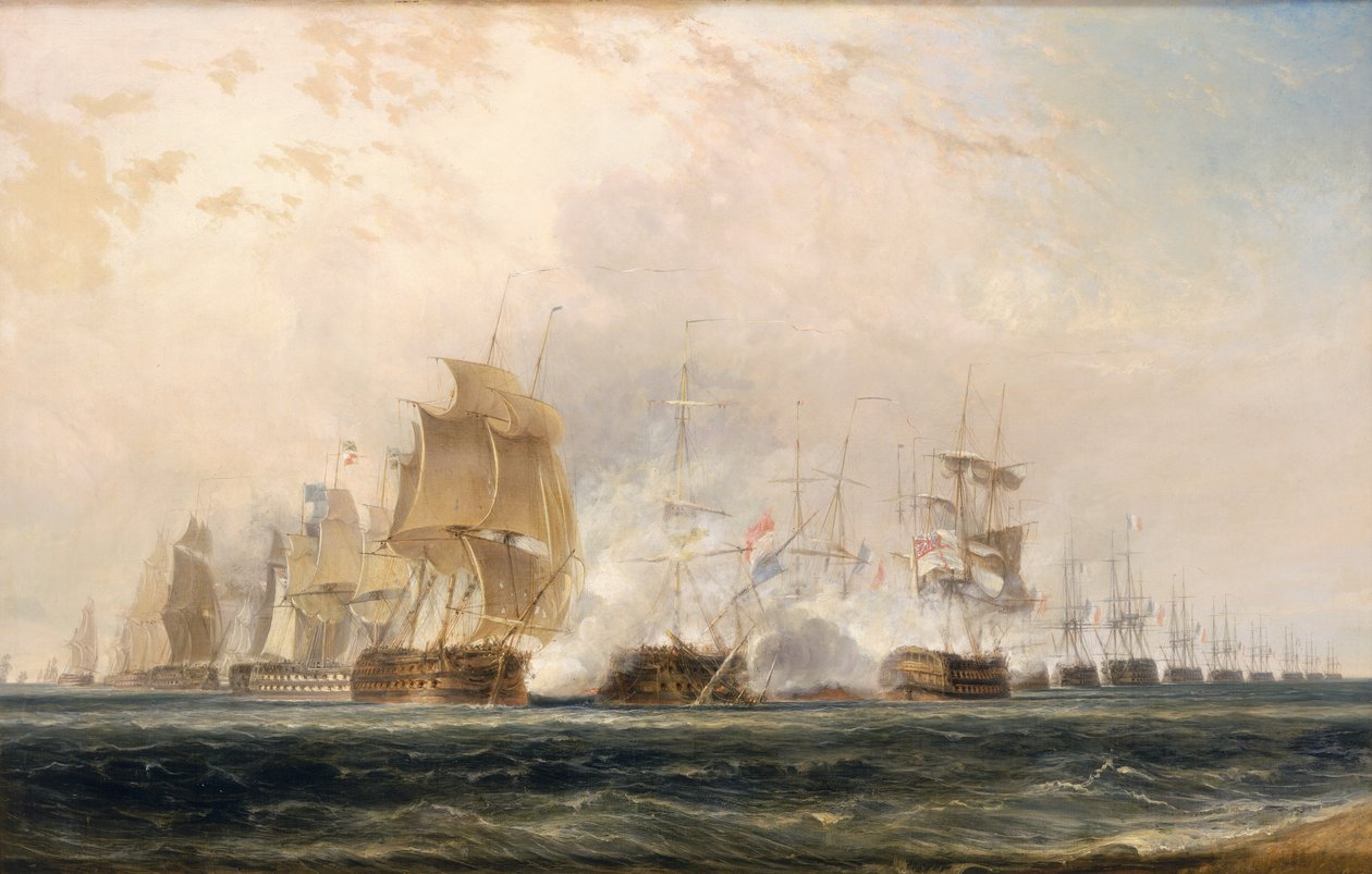 Bitva na Nilu od William Daniell