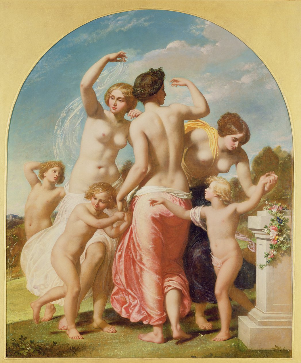 Tři Grácie, 1856 od William Edward Frost
