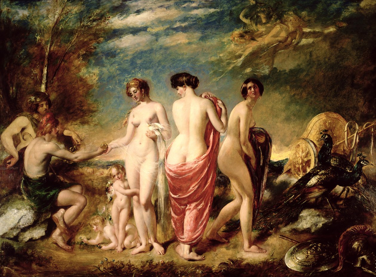 Soud v Paříži od William Etty