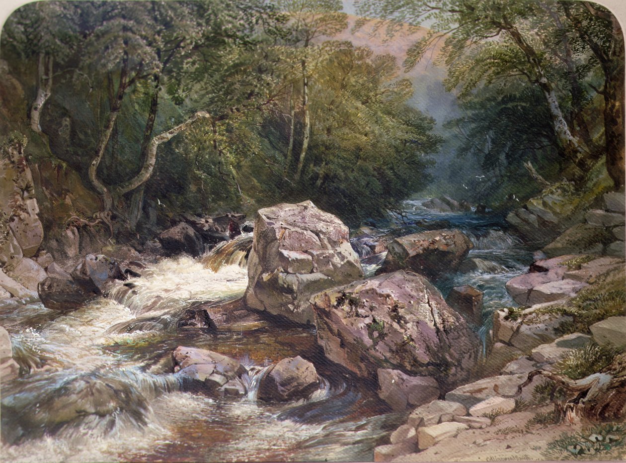 Horská scéna od William Gersham Collingwood