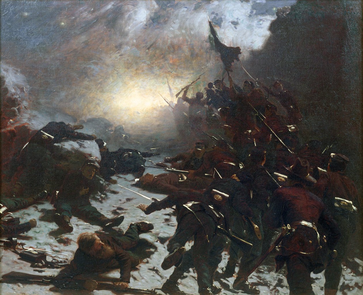 Nabíjení baterie, 1882 od Gilbert Gaul