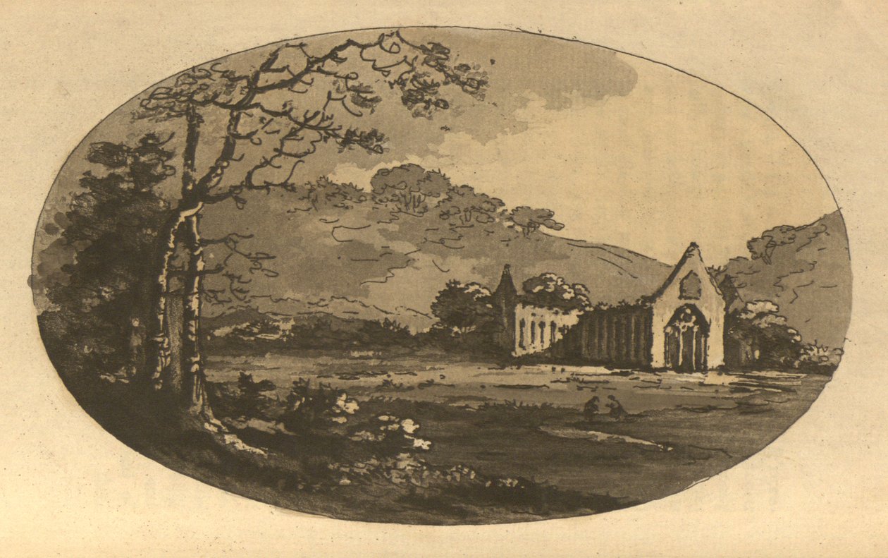 Opatství Tintern od William Gilpin