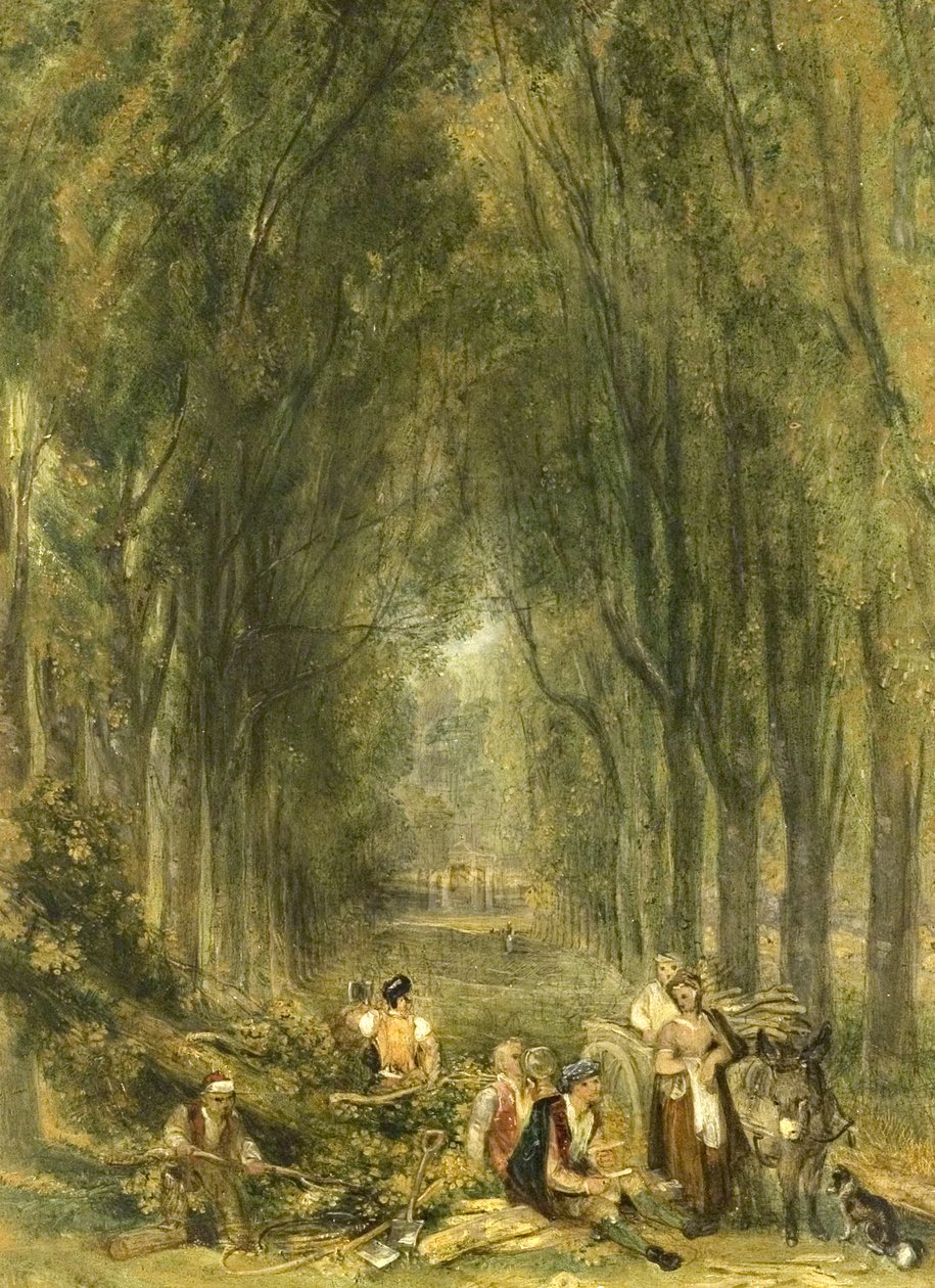 Lime Walk ve Westonu, Buckinghamshire od William Harvey