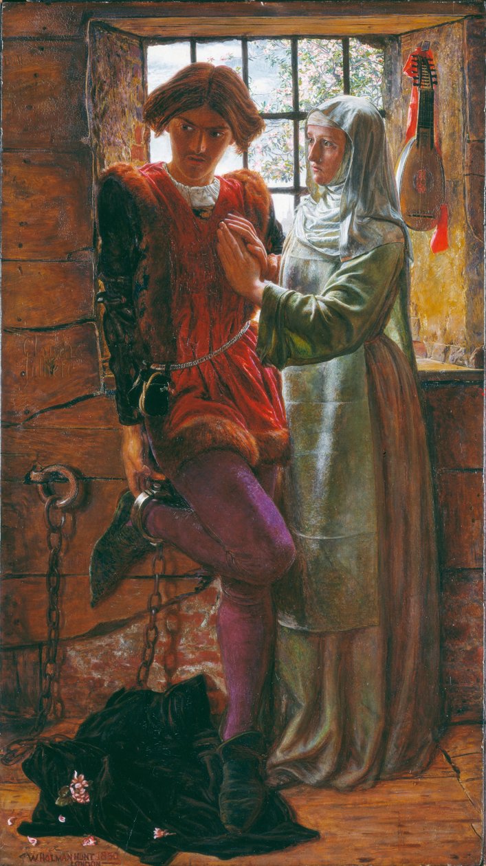 Claudio a Isabella od William Holman Hunt