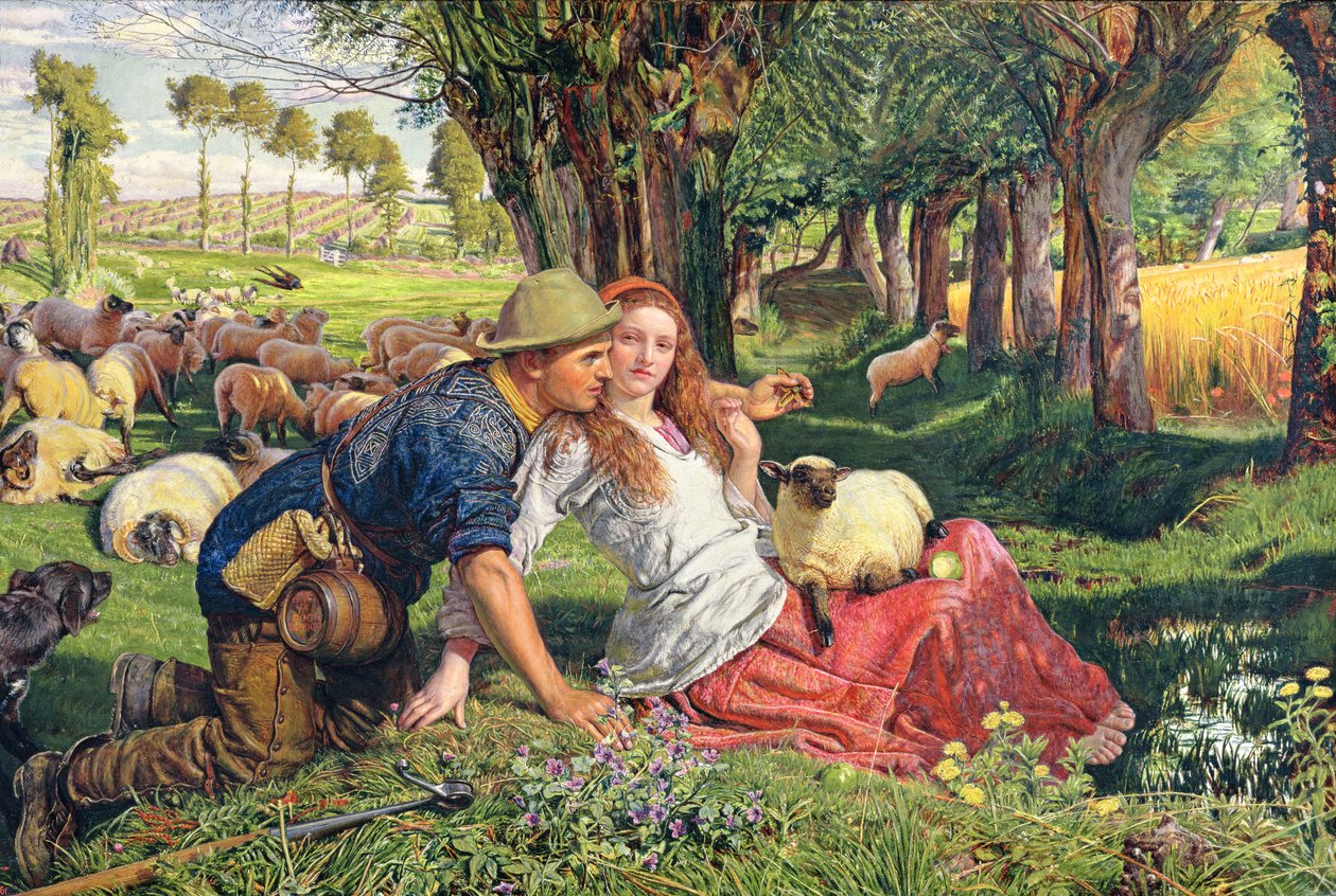 Nájemný ovčák od William Holman Hunt