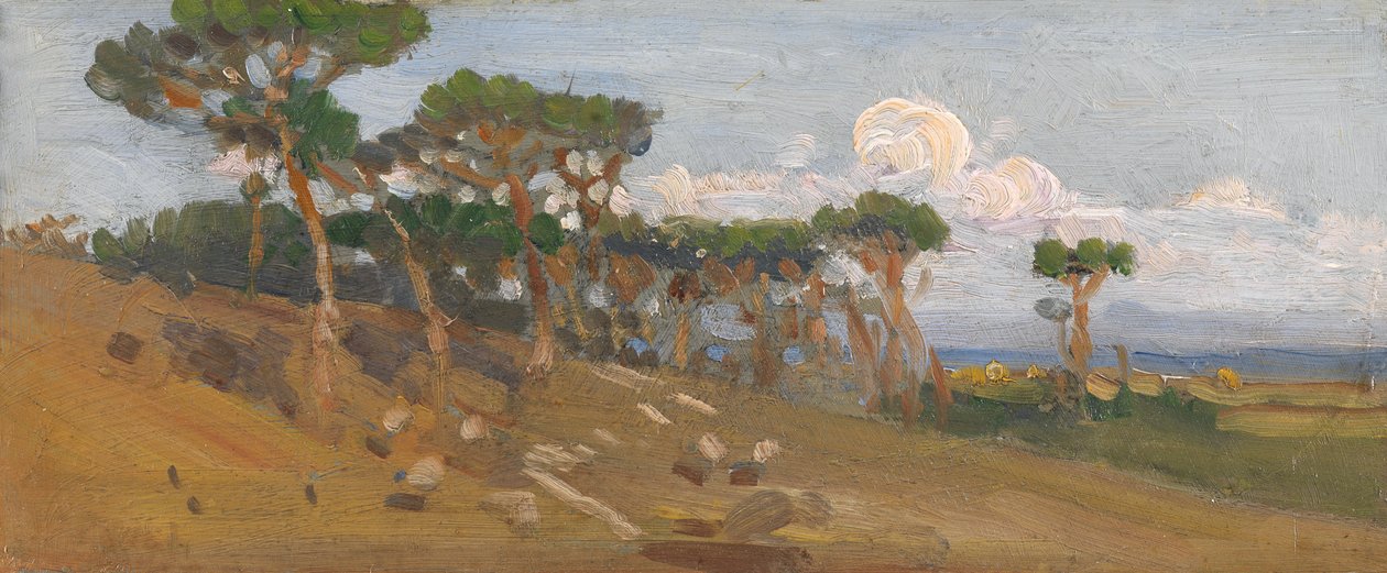 Stromy podél laguny od William Hulton