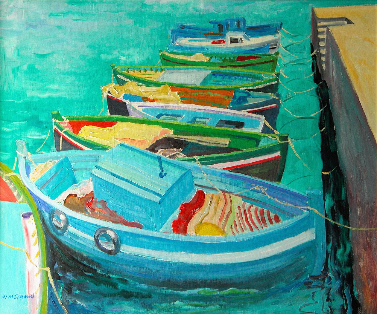 Modré lodě, 2003 od William Ireland