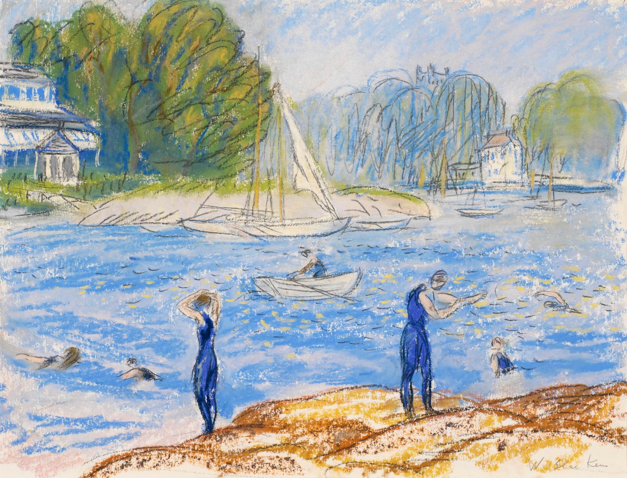 Bellport od William James Glackens