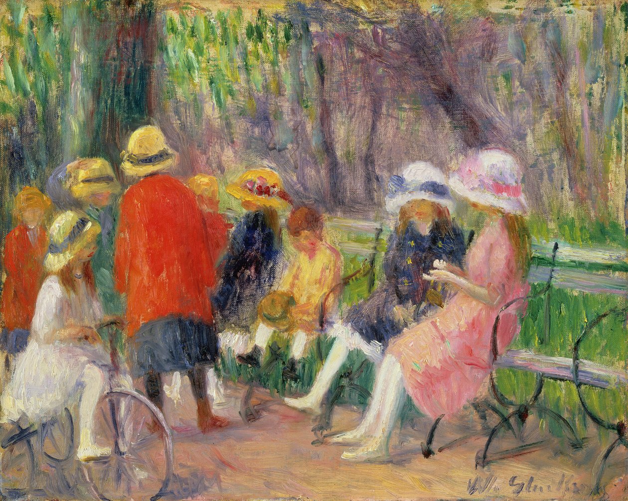 Děti v parku od William James Glackens
