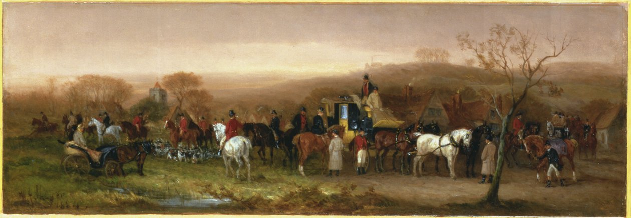 Setkání, 1884 od William Joseph Shayer