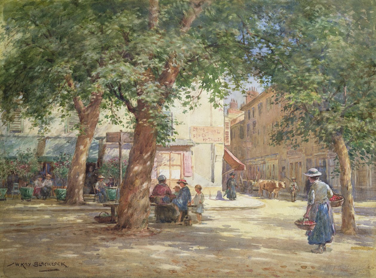Tržní náměstí od William Kay Blacklock