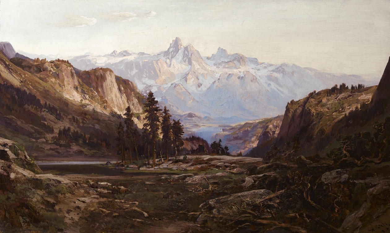 Ráno, Kalifornie od William Keith