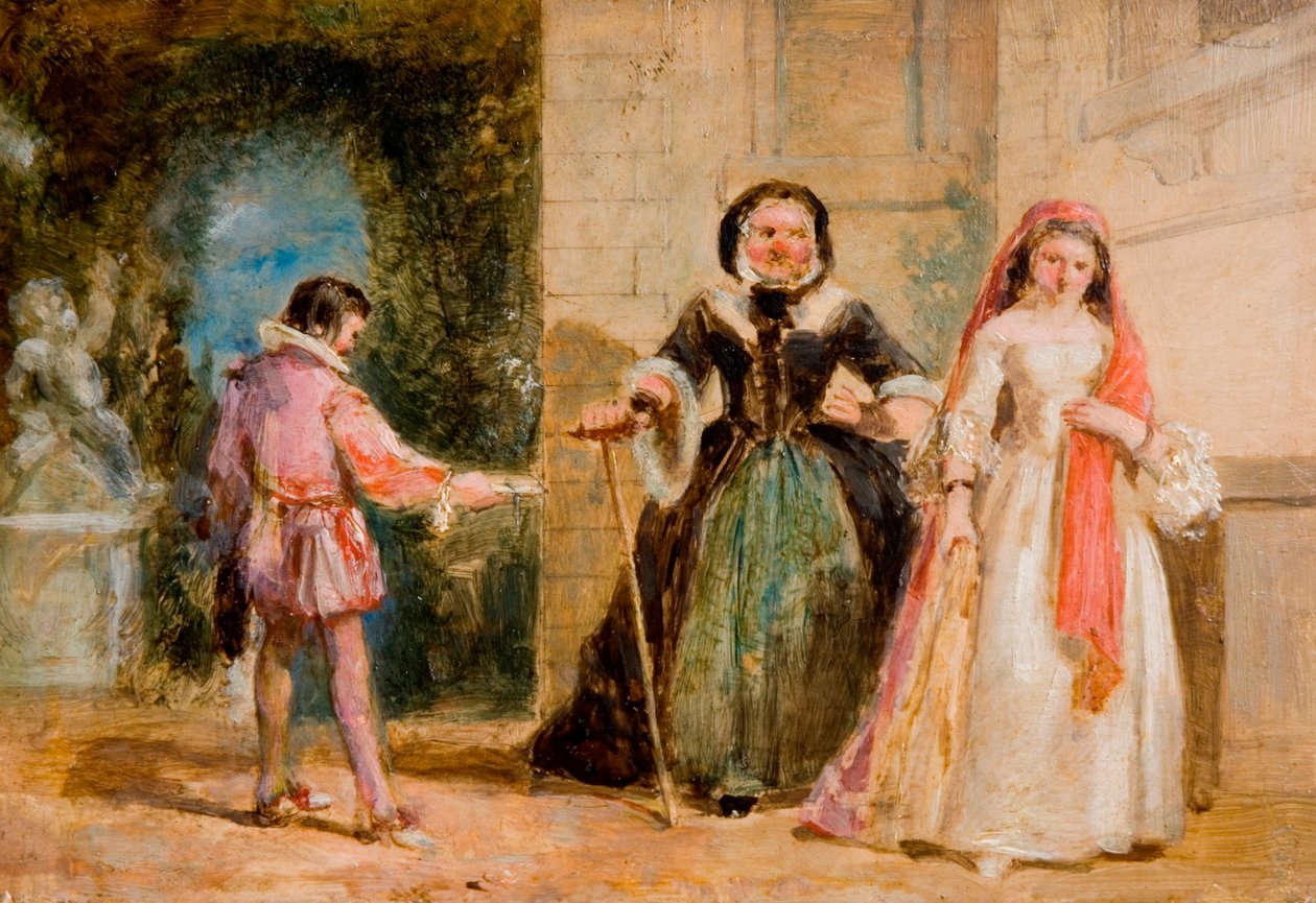 Scéna ze Shakespeara od William Knight Keeling