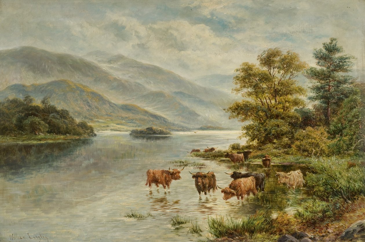 Loch Etive od William Langley