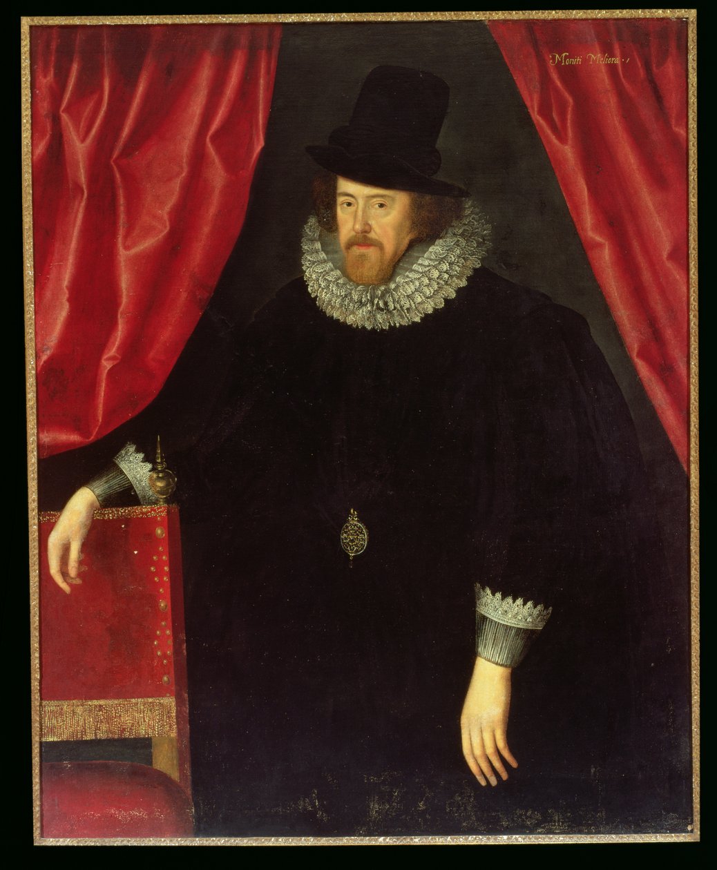 Portrét Francise Bacona (1561-1626) 1. baron z Verulamu a vikomt ze St. Albans od William Larkin