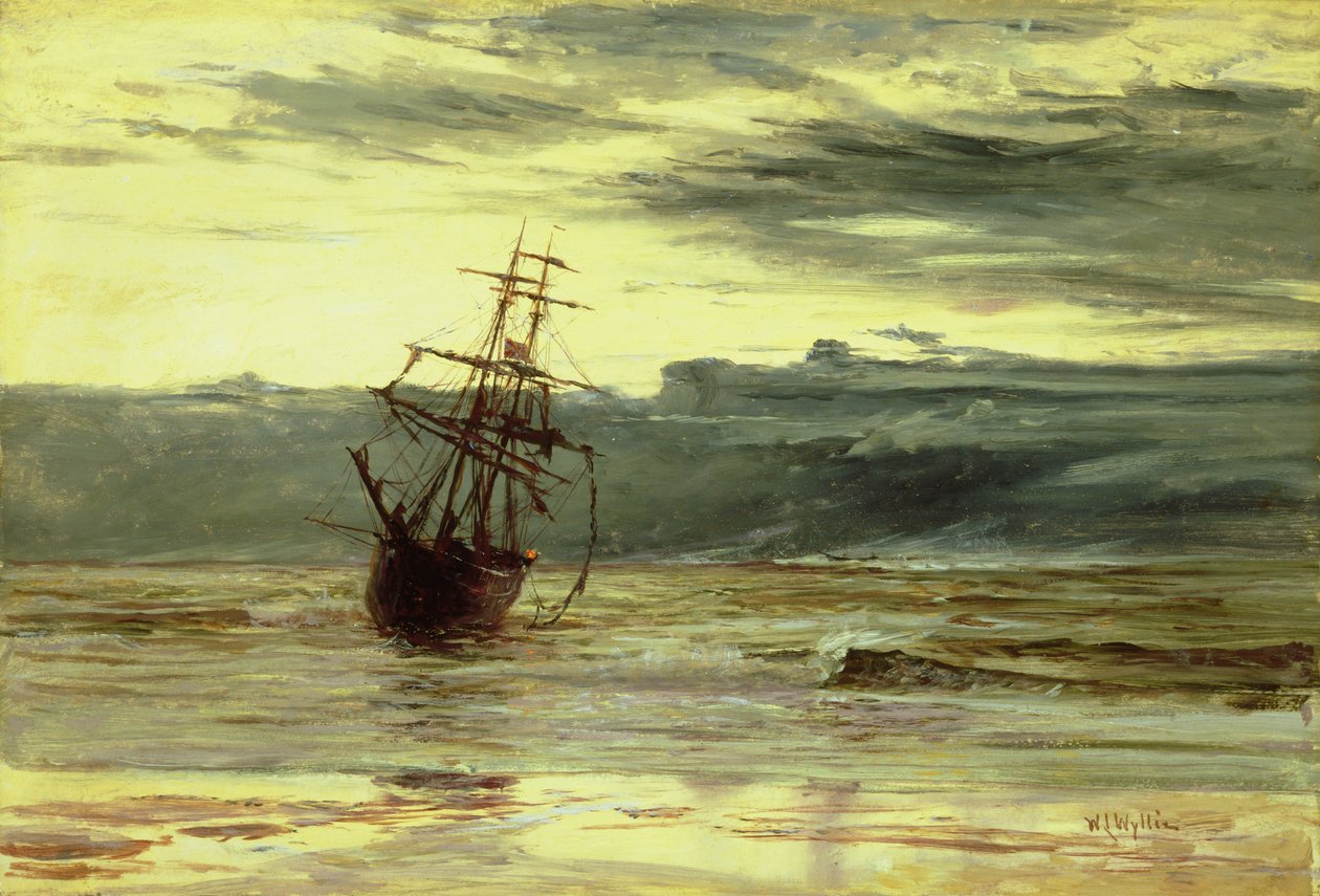 Svítání po bouři od William Lionel Wyllie