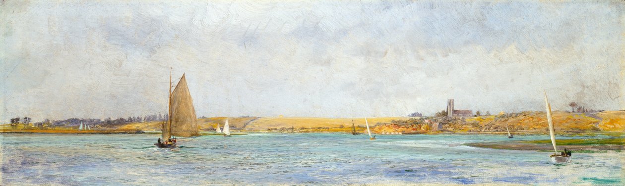 Řeka Deben Při Pohledu K Ramsholtu od William Lionel Wyllie