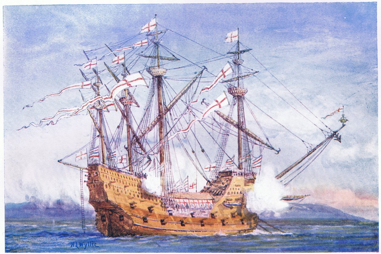 „Milost Boží“ 1515, 1915 od William Lionel Wyllie