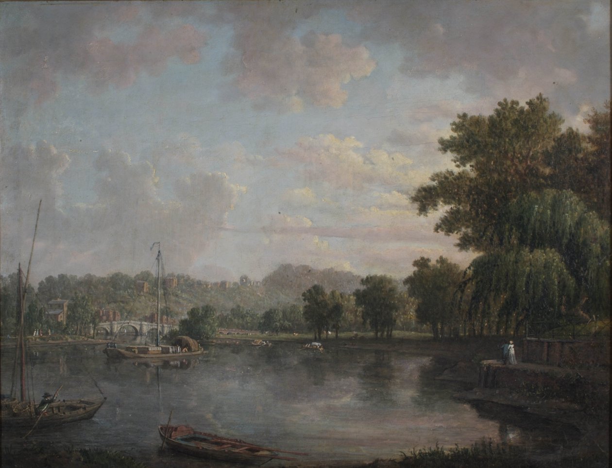 Temže v Richmondu, Surrey od William Marlow