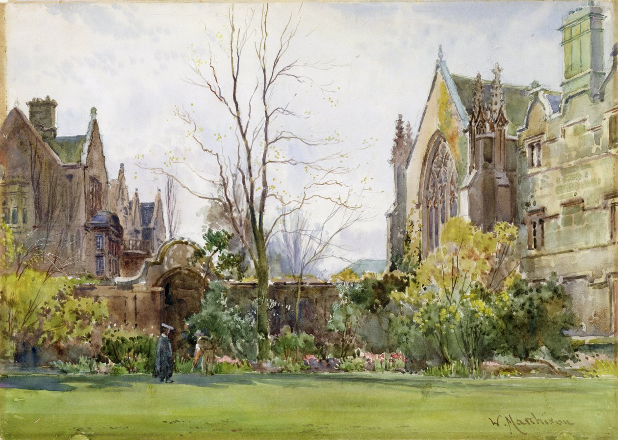 Radcliffe Quad, University College, Oxford (wc) od William Matthison