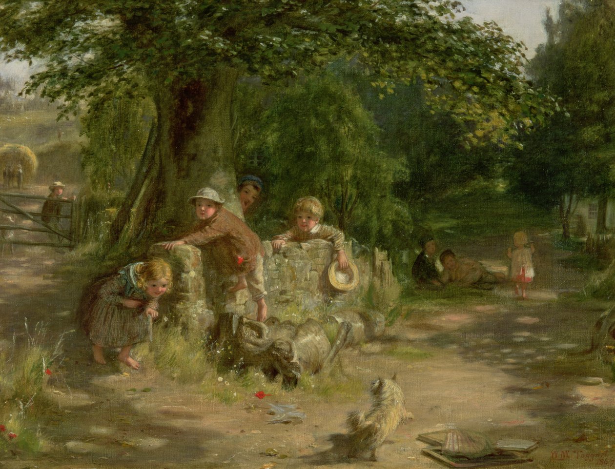 Playmates, 1867 od William McTaggart