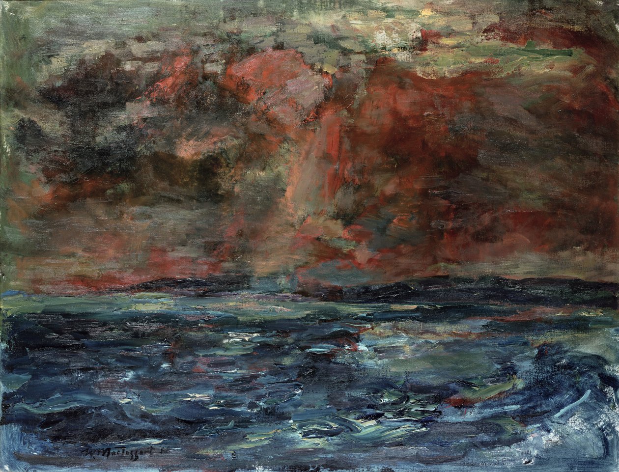 Bouřkový mrak od William McTaggart