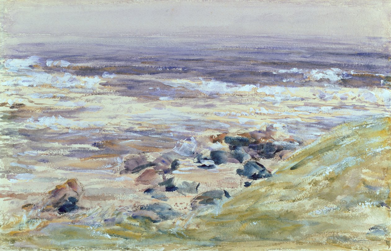 Když St. Columba Landed, 1904 (wc na papíře) od William McTaggart