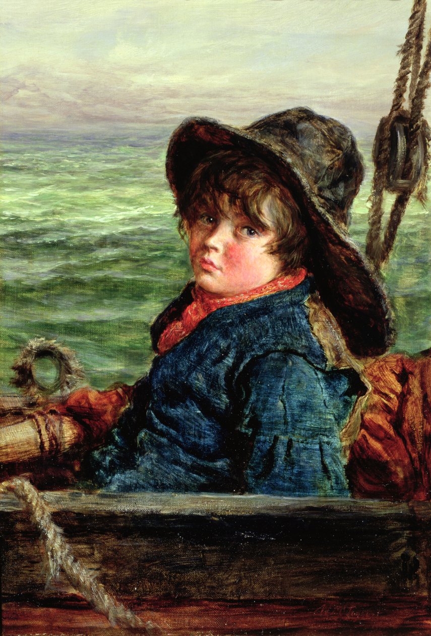 Young Fisher Boy, kolem roku 1862 od William McTaggart