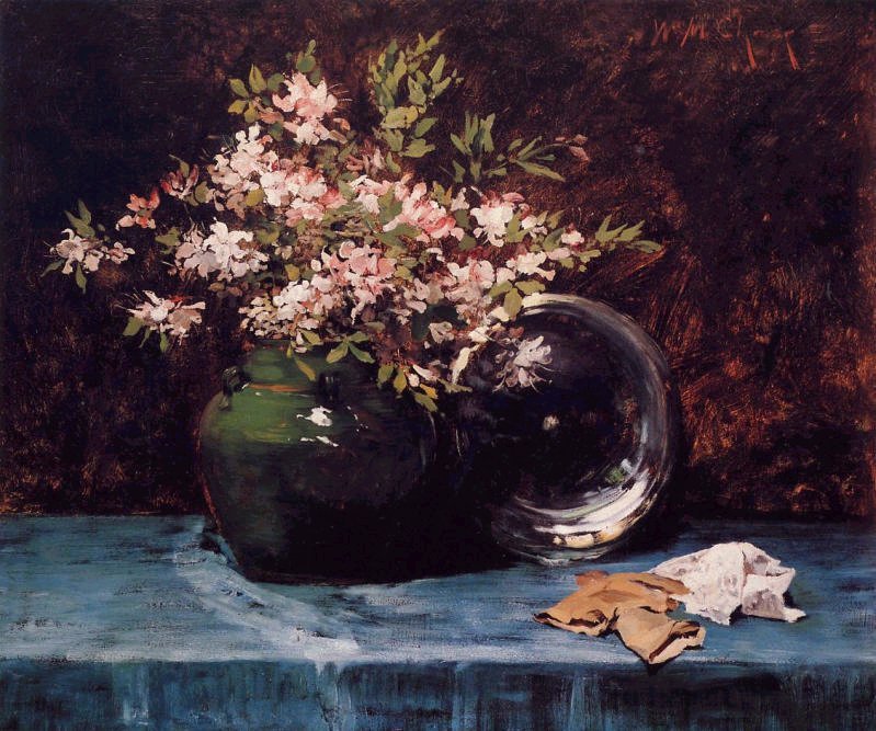  Azaleasn od William Merritt Chase