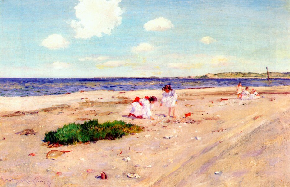 Shell Beach v Shinnecockn od William Merritt Chase
