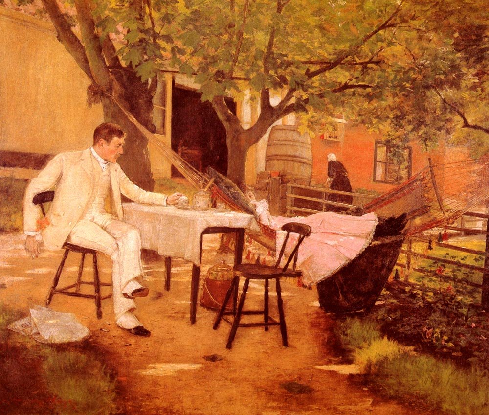 Sluneční světlo a stín od William Merritt Chase