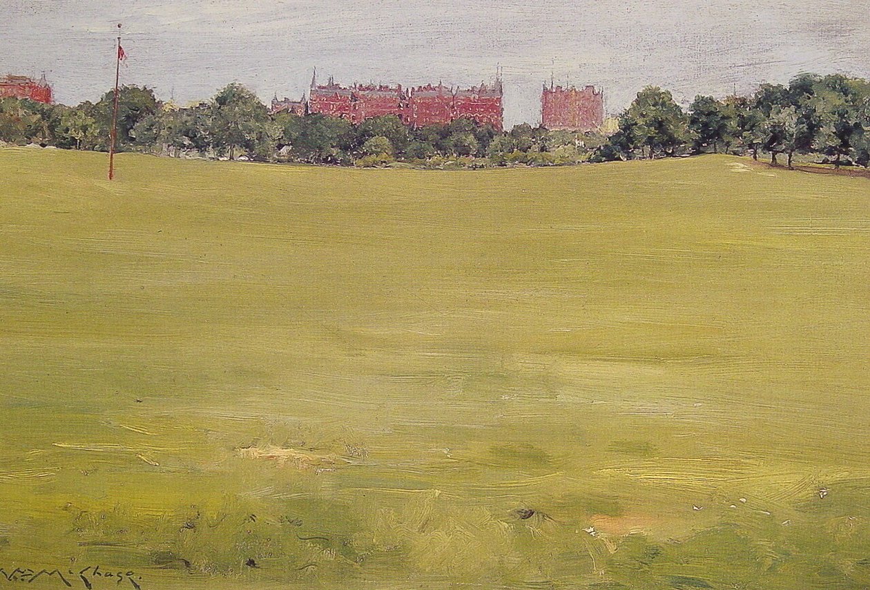Pohled z Central Parku od William Merritt Chase