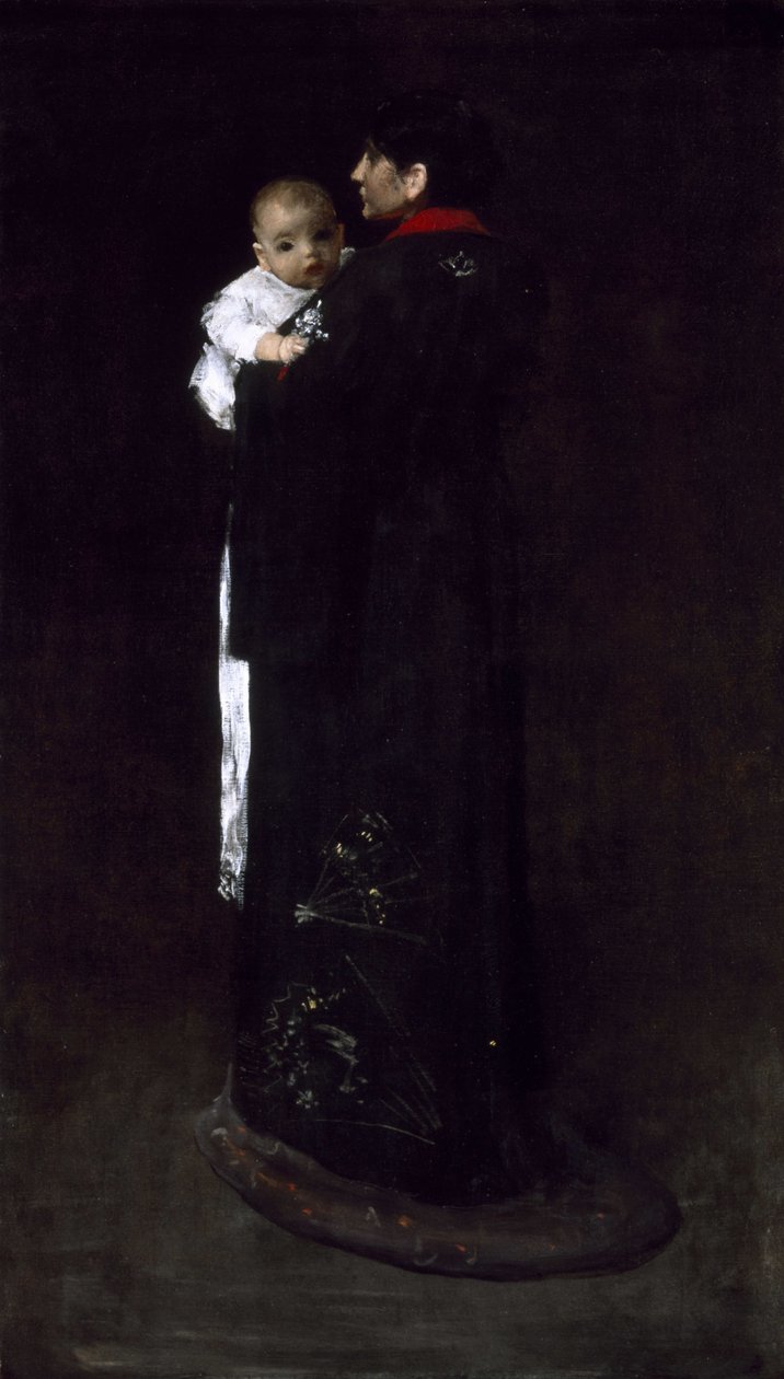 Matka a dítě od William Merritt Chase