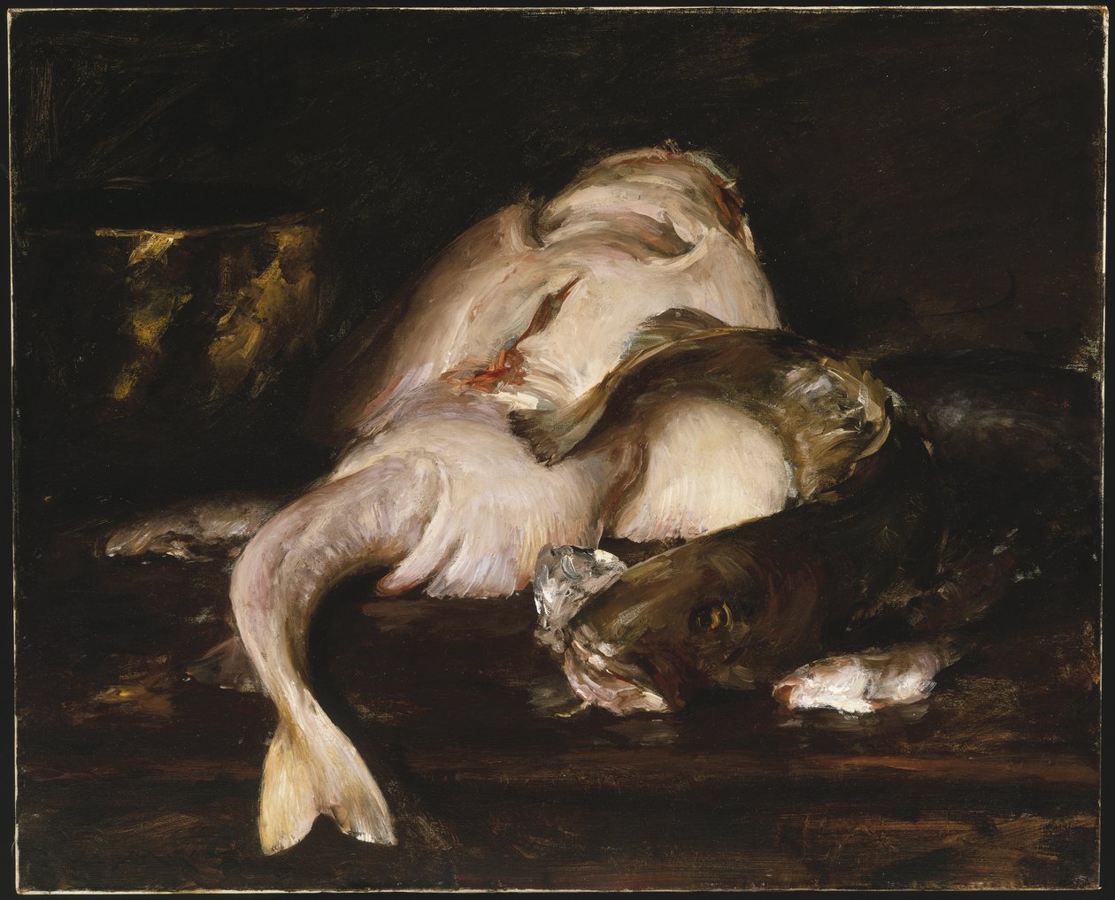 Zátiší, Ryba, 1912 od William Merritt Chase