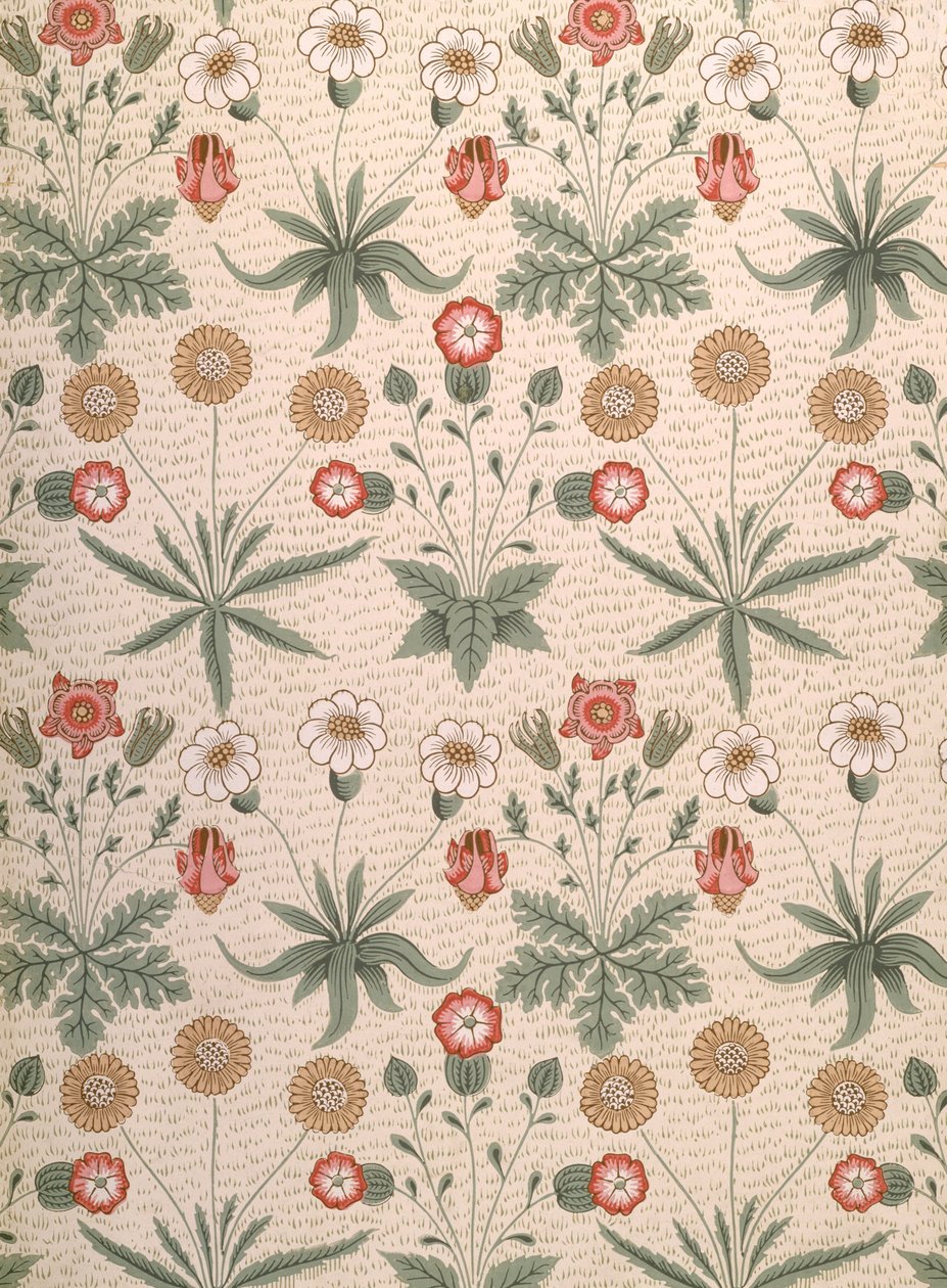 Daisy, první Morrisův návrh tapety, 1864 od William Morris