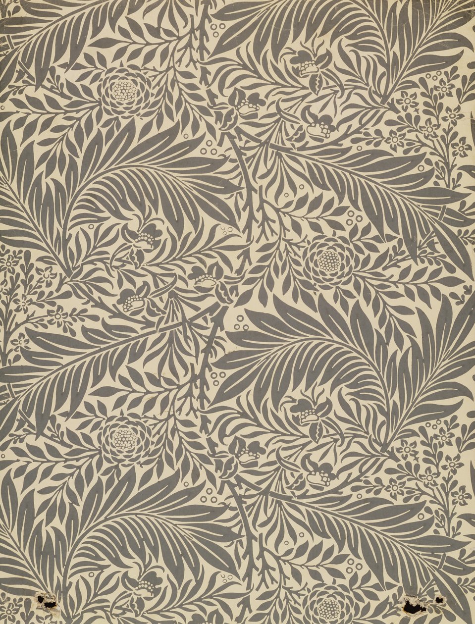 Larkspur, design tapety, 1872 od William Morris