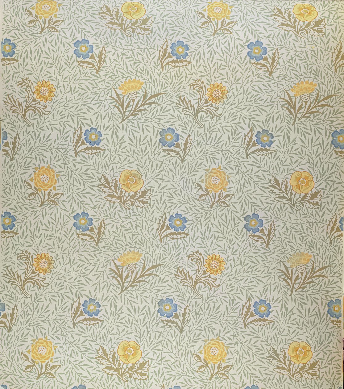 "Pudrovaný" design (textil) od William Morris