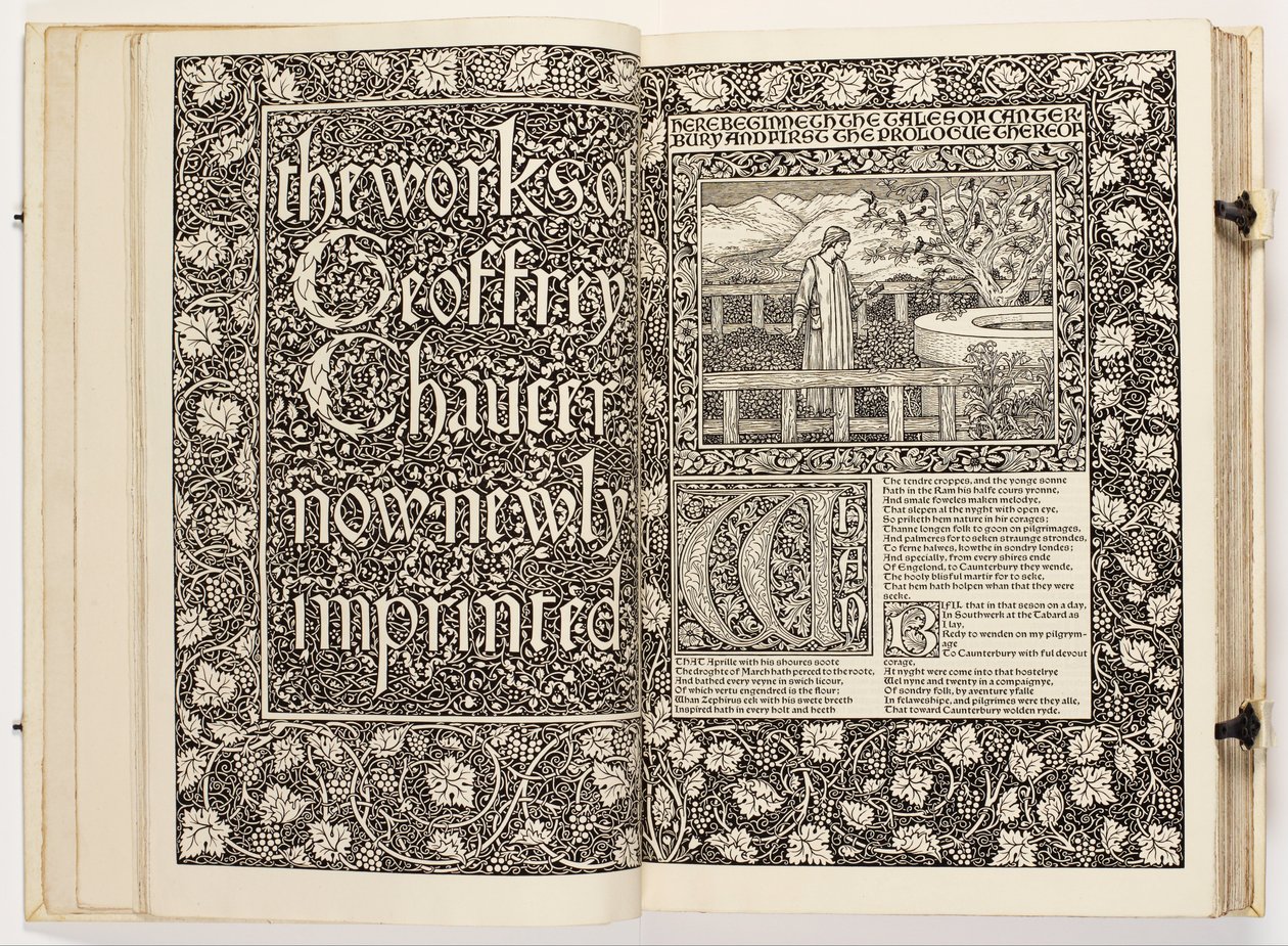 The Works of Geoffrey Chaucer (The Kelmscott Chaucer) od William Morris